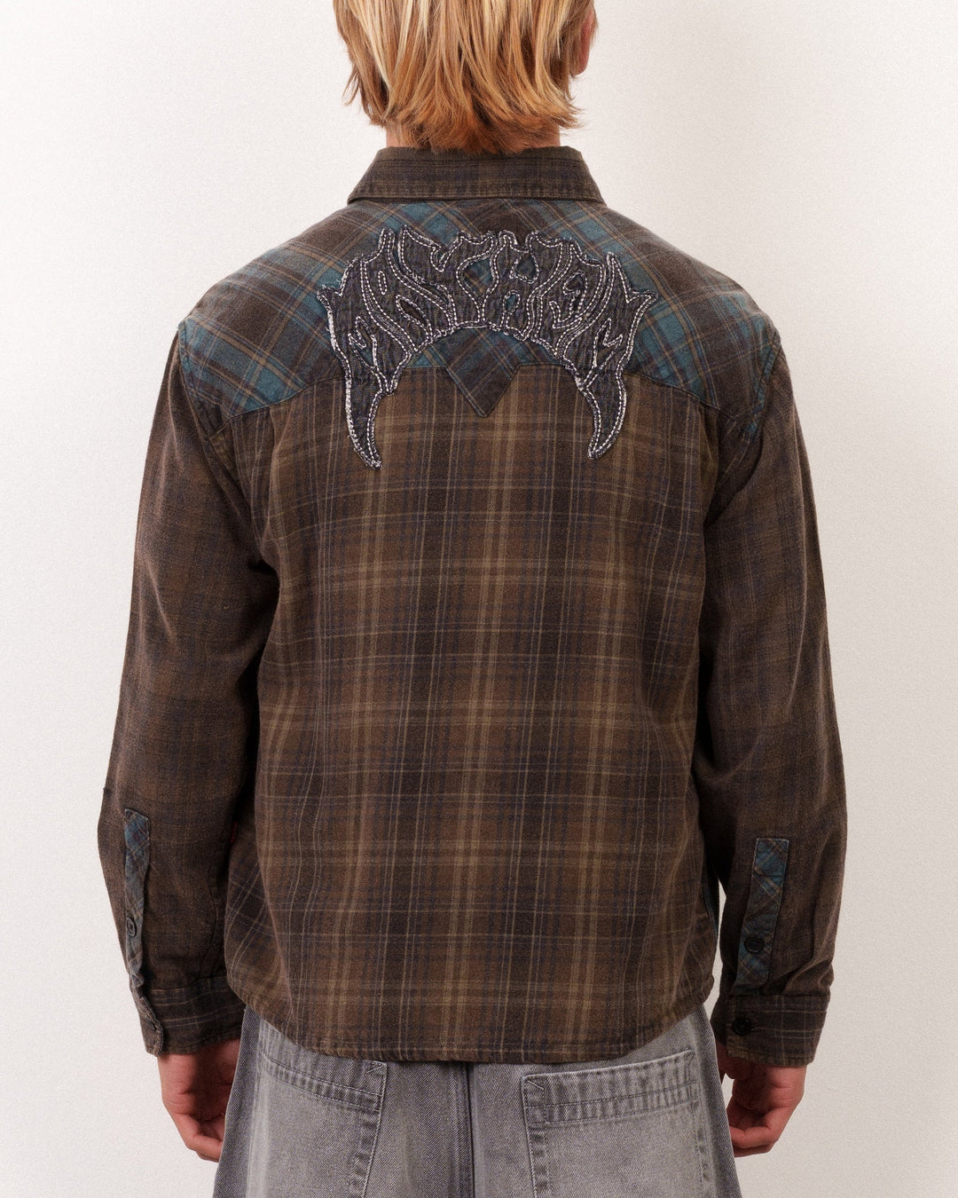 Lost Men's Mayhem Mix Flannel Black - Black - Sun Diego Boardshop