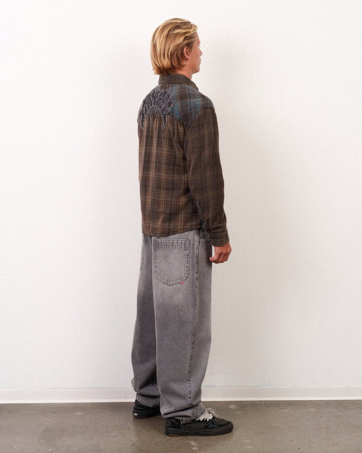 Lost Men's Mayhem Mix Flannel Black - Black - Sun Diego Boardshop