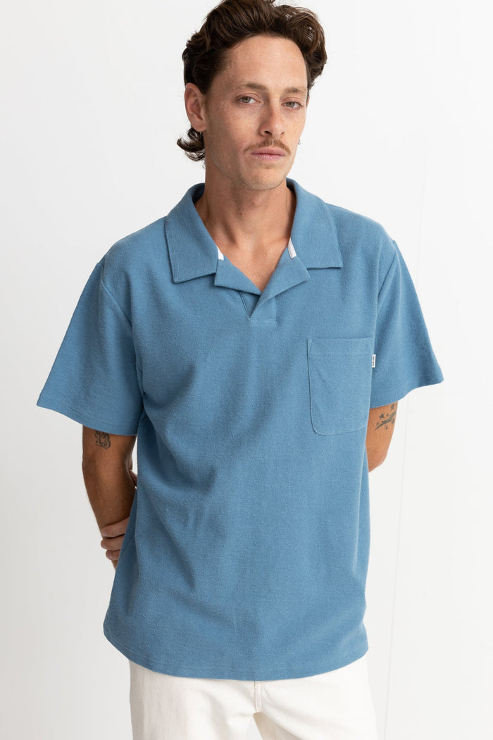 Rhythm Vintage Terry Polo - SLATE - Sun Diego Boardshop