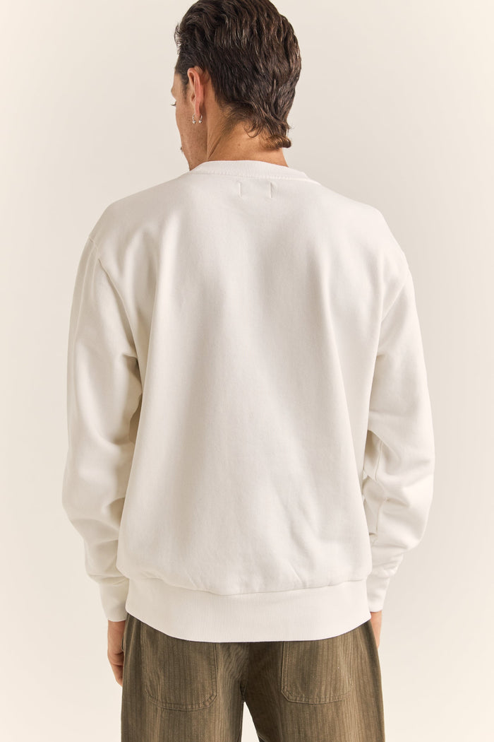 Rhythm Overdyed Terry Crew - NATURAL - Sun Diego Boardshop