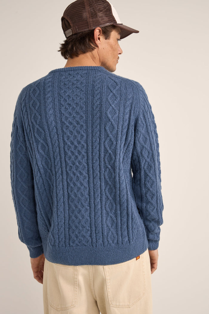 Rhythm Mohair Fishermans Knit - SLATE - Sun Diego Boardshop