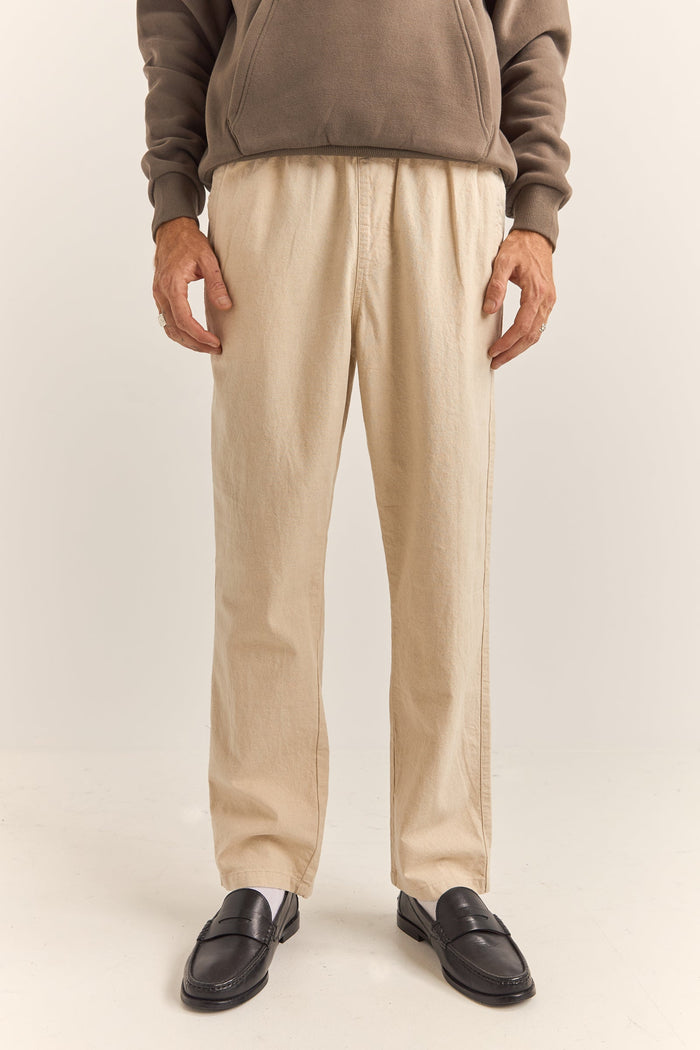 Rhythm Linen Jam Pant - BONE - Sun Diego Boardshop