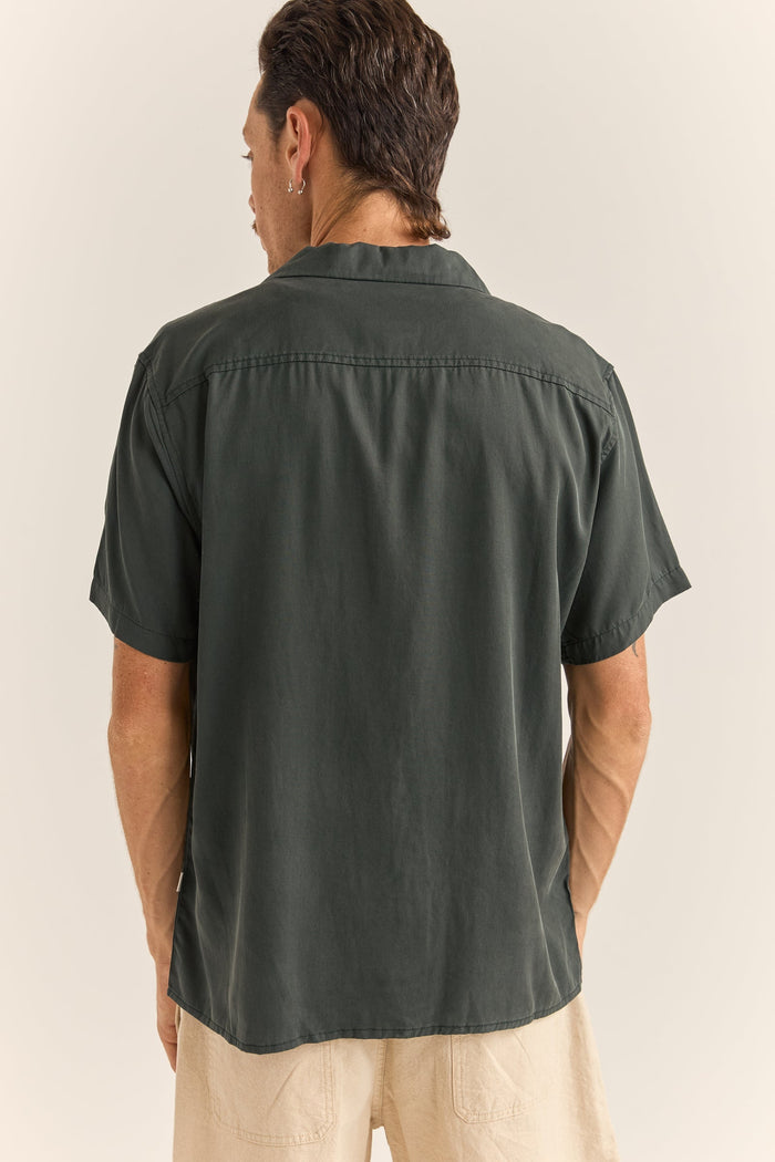 Rhythm Daytona Ss Shirt - DARK OLIVE - Sun Diego Boardshop