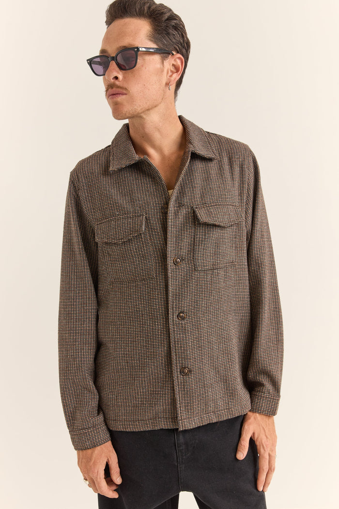 Rhythm Fleck Overshirt - EARTH - Sun Diego Boardshop