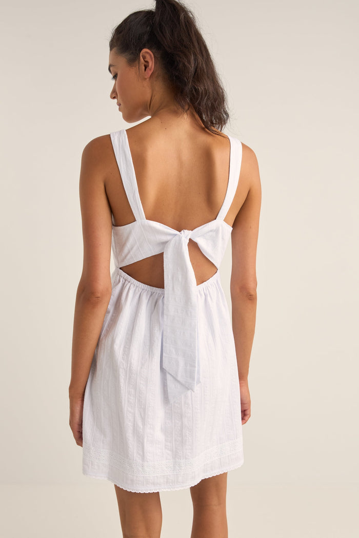 Rhythm Brighton Mini Dress - WHITE - Sun Diego Boardshop