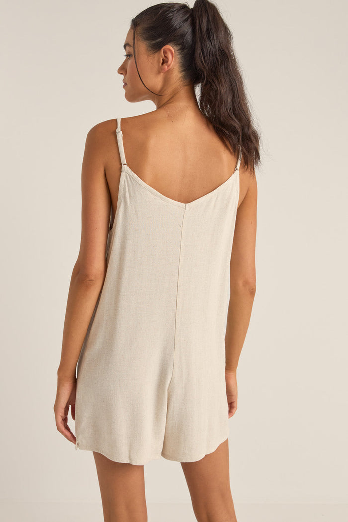 Rhythm Essential Adjustable Romper - OAT - Sun Diego Boardshop