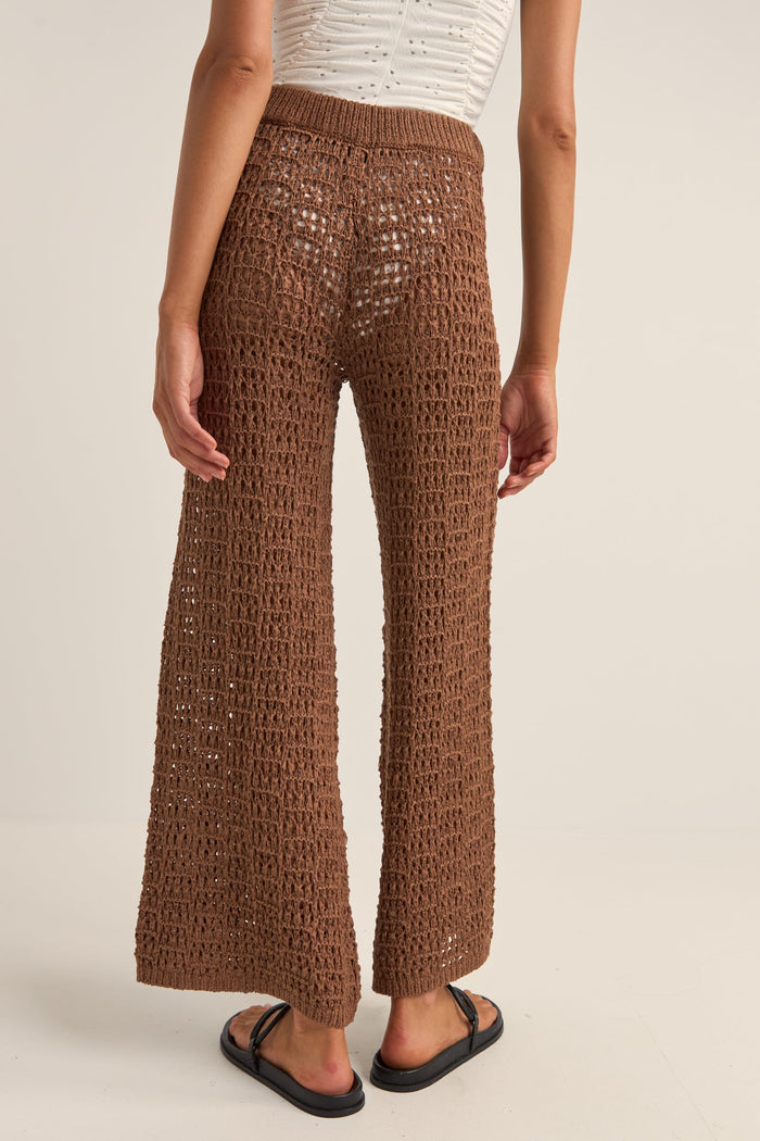 Rhythm Dune Wide Leg Pant - CHOCOLATE - Sun Diego Boardshop