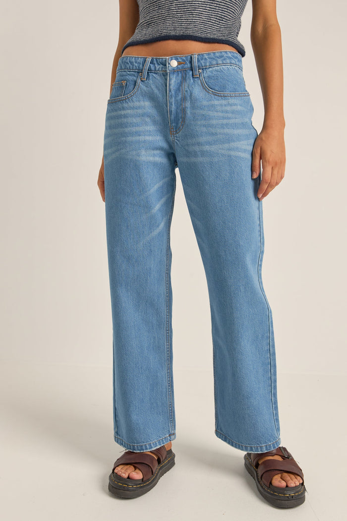 Rhythm Washed Out Denim Pant - BLUE - Sun Diego Boardshop