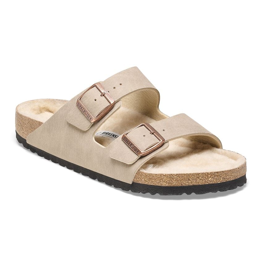 Birkenstock Arizona Shearling - DESERT GRAY TAUPE/SANDCASTLE - Sun Diego Boardshop