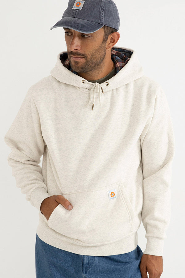 Rhythm Flannel Fleece Hood Ecru - Ecru