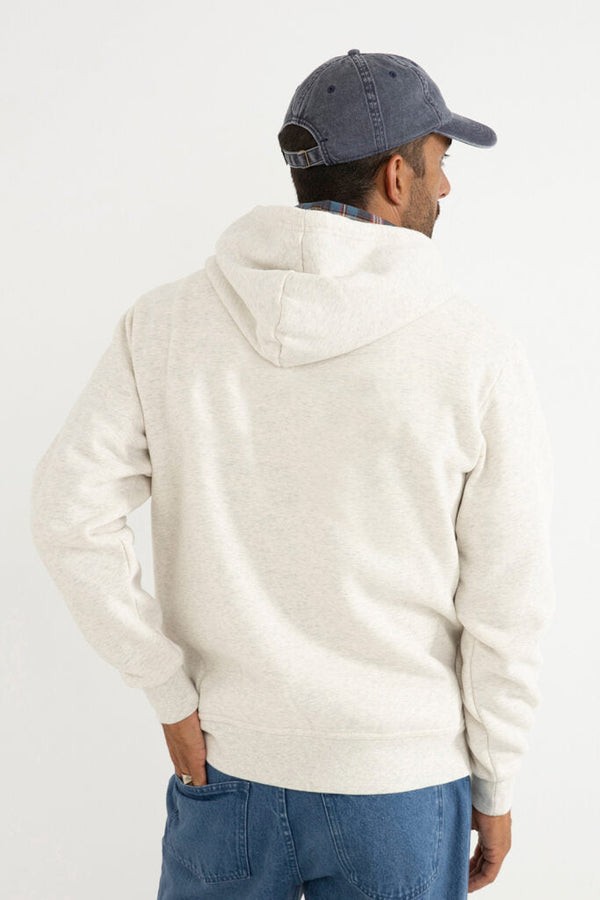 Rhythm Flannel Fleece Hood Ecru - Ecru