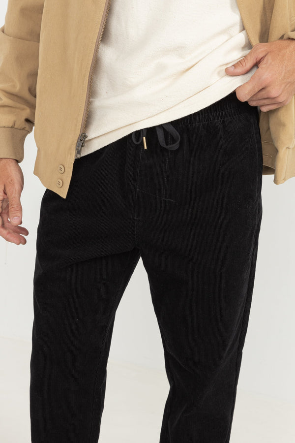 Rhythm Cord Jam Pant - Black