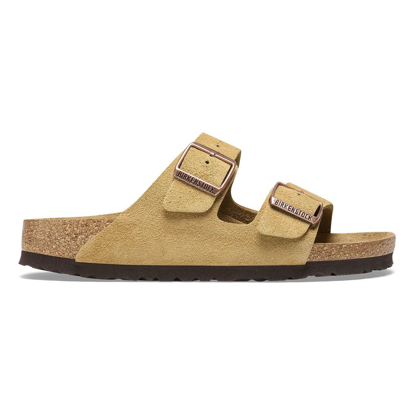 Birkenstock Arizona Suede Leather - LATTE CREAM - Sun Diego Boardshop