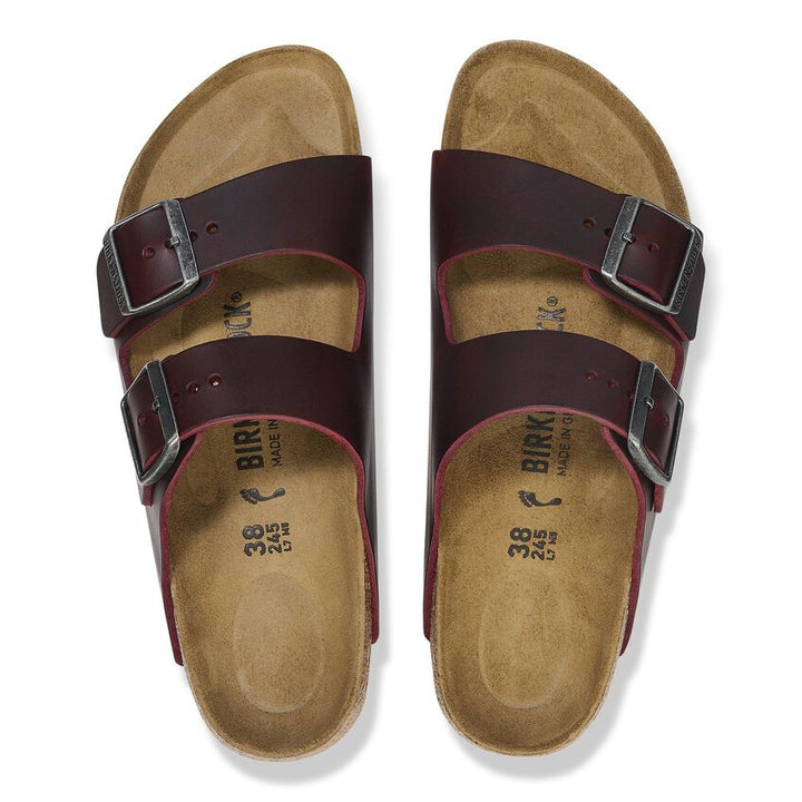 Birkenstock Arizona Oiled Leather - ZINFANDEL - Sun Diego Boardshop