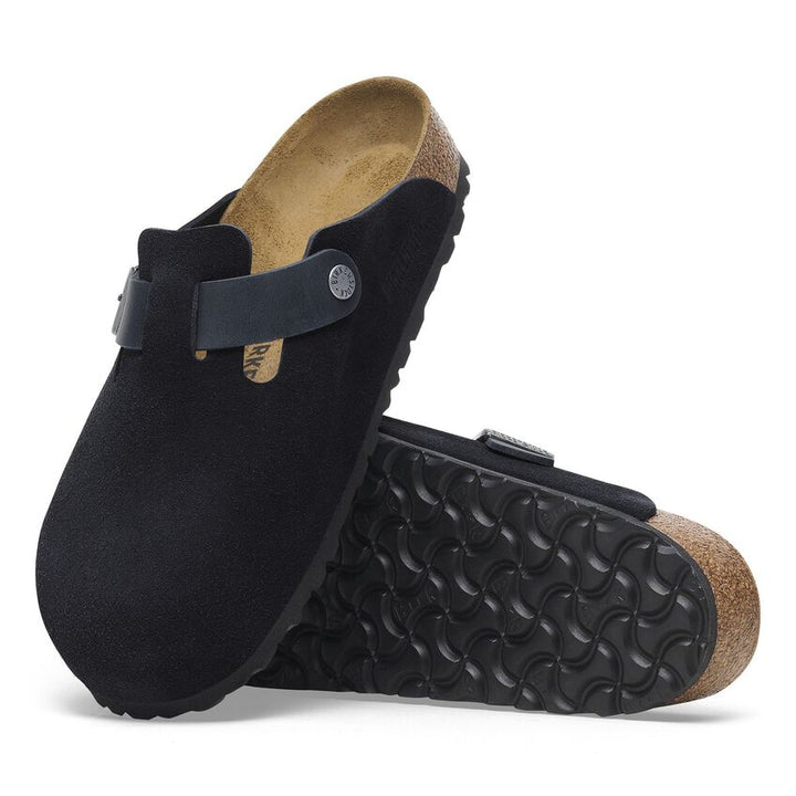 Birkenstock Boston Mixed Leather - MIDNIGHT - Sun Diego Boardshop