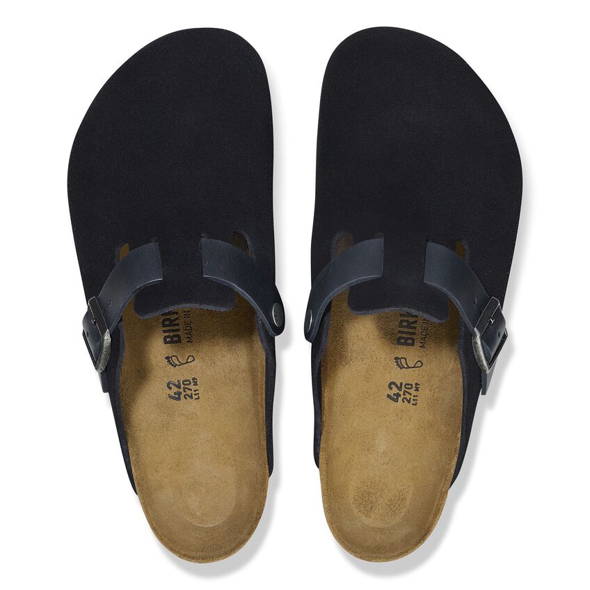 Birkenstock Boston Mixed Leather - MIDNIGHT - Sun Diego Boardshop