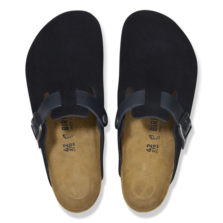 Birkenstock Boston Mixed Leather - MIDNIGHT - Sun Diego Boardshop