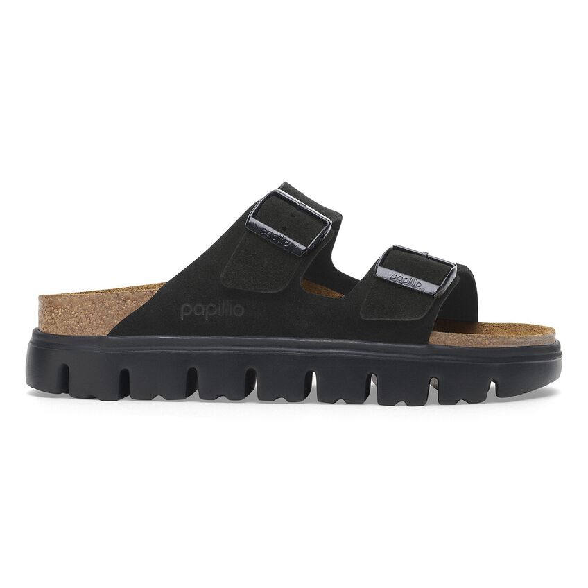 Birkenstock Arizona Platform - BLACK - Sun Diego Boardshop