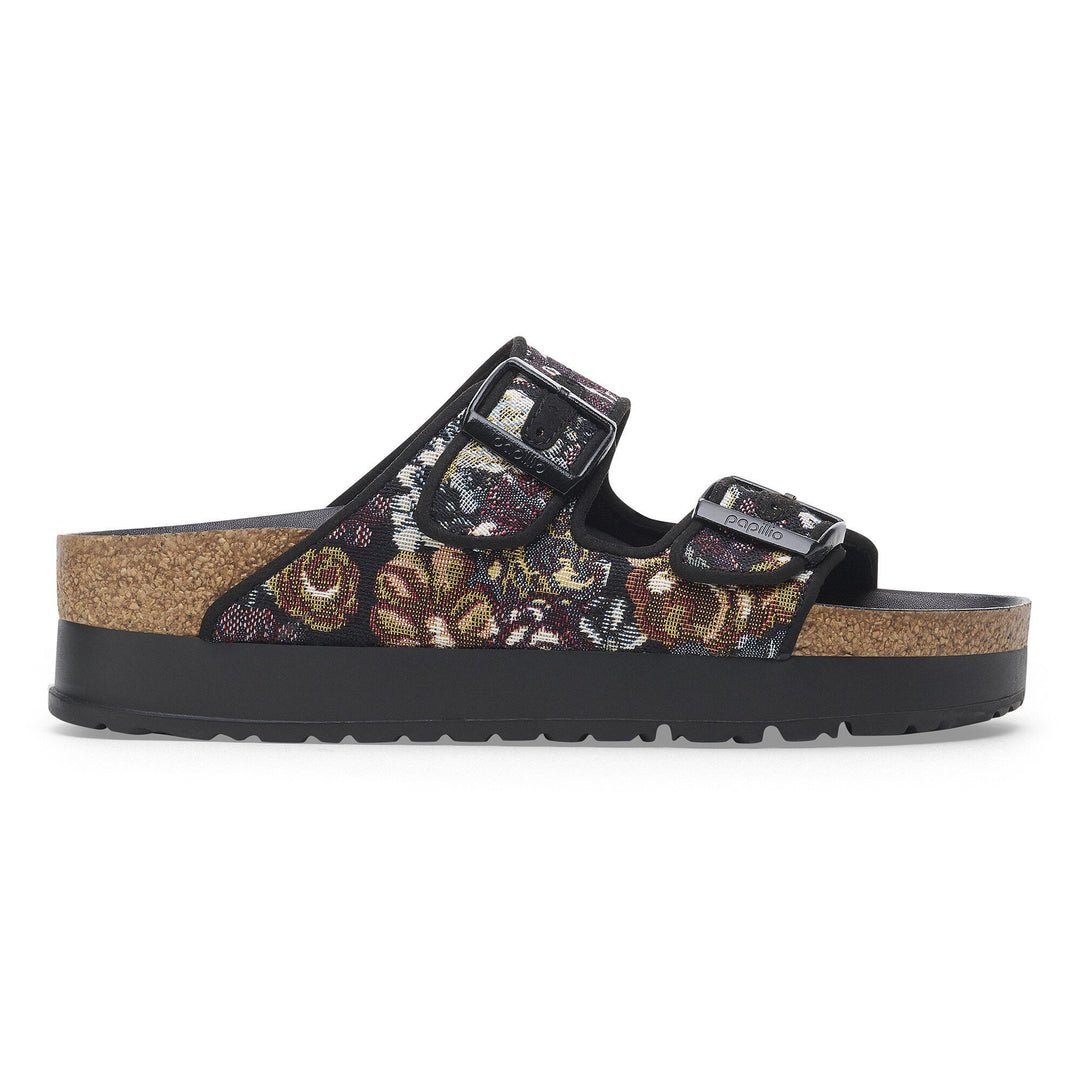 Birkenstock Arizona Flex Platform - BROCADE BLACK - Sun Diego Boardshop