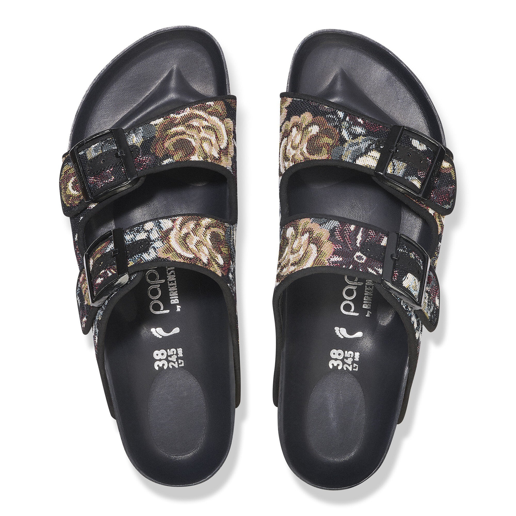 Birkenstock Arizona Flex Platform - BROCADE BLACK – Sun Diego