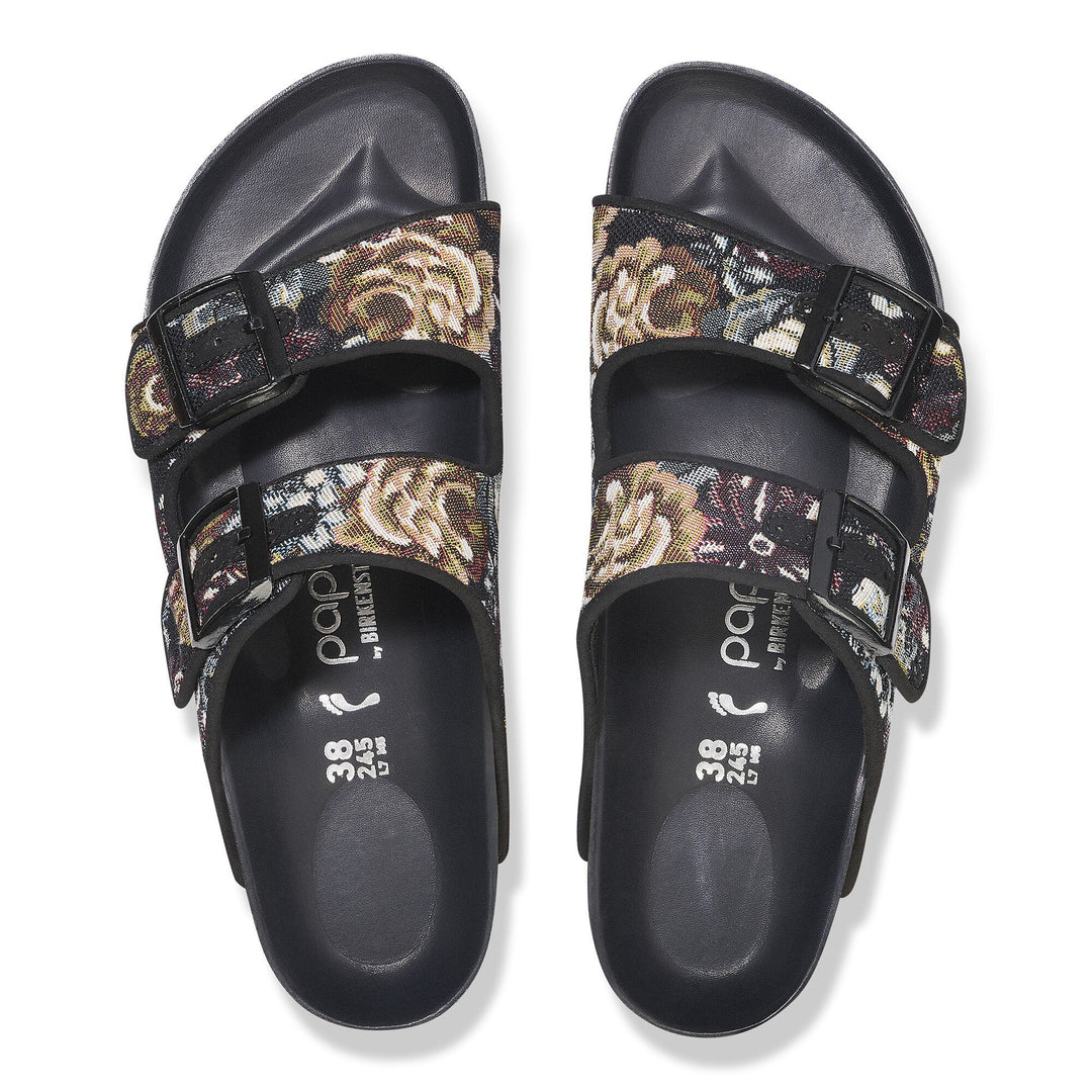 Birkenstock Arizona Flex Platform - BROCADE BLACK - Sun Diego Boardshop