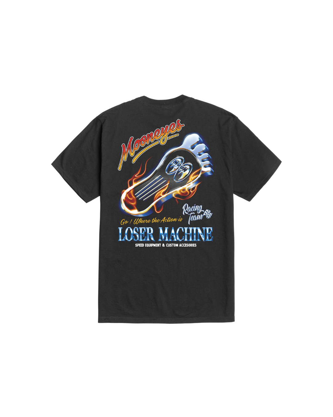 Loser Machine Red Hot Stock T-Shirt - Black - Sun Diego Boardshop