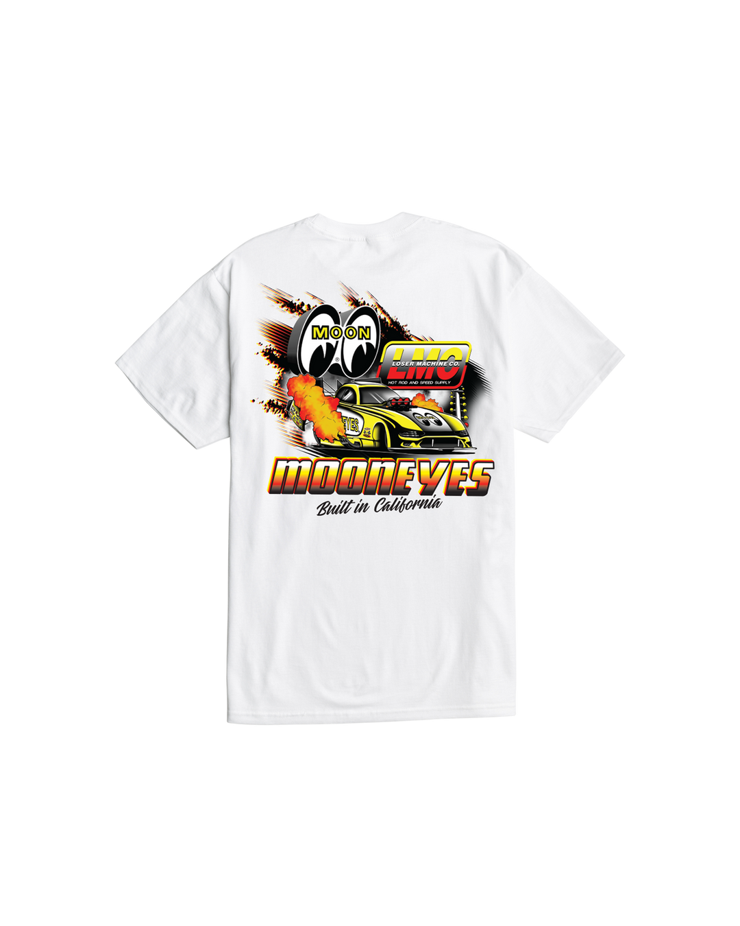 Loser Machine Burnout Stock T-Shirt - White - Sun Diego Boardshop