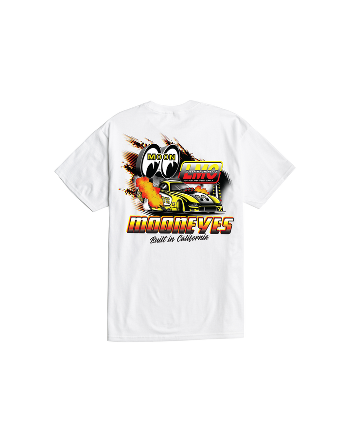 Loser Machine Burnout Stock T-Shirt - White - Sun Diego Boardshop
