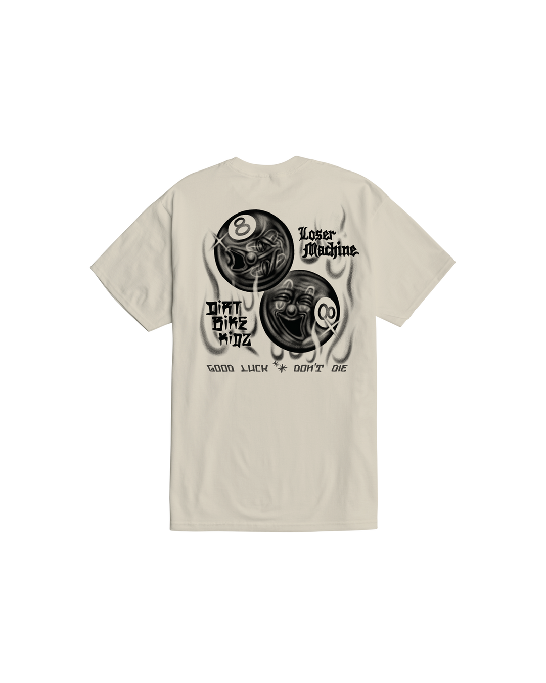 Loser Machine 14 Ballerz Stock T-Shirt - Cream - Sun Diego Boardshop