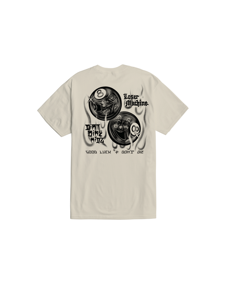 Loser Machine 14 Ballerz Stock T-Shirt - Cream - Sun Diego Boardshop