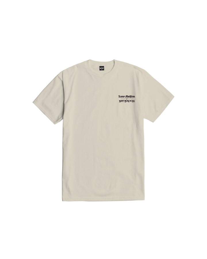 Loser Machine 14 Ballerz Stock T-Shirt - Cream - Sun Diego Boardshop