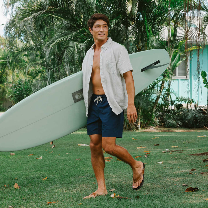 Olukai Men's Hikianalia - Tan/ Dark Java - Sun Diego Boardshop