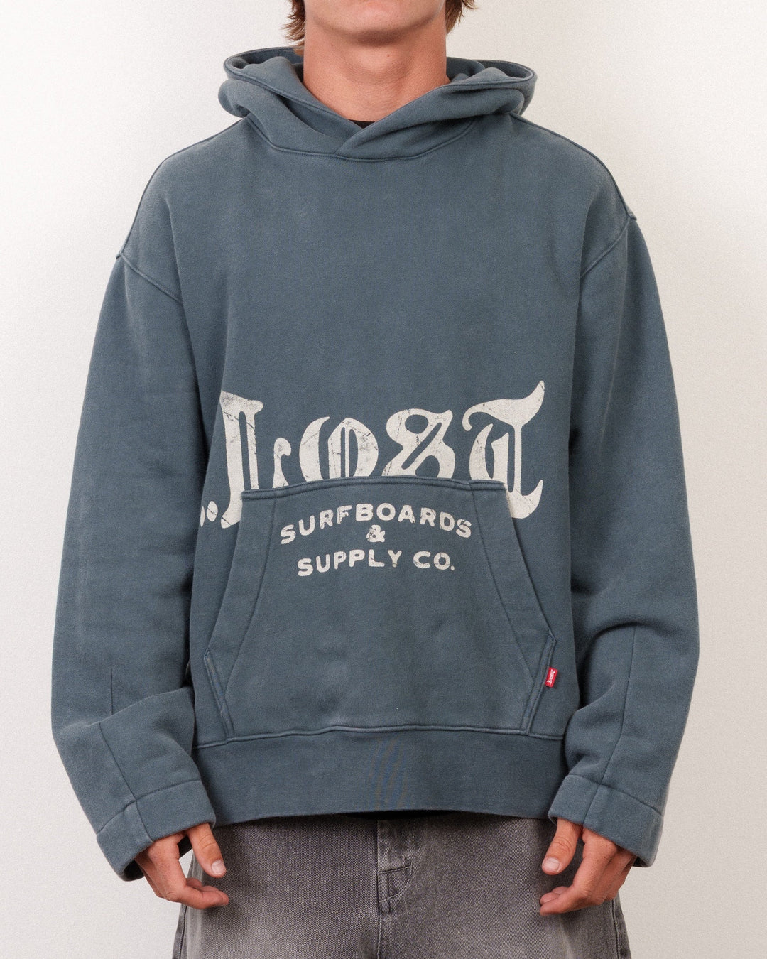 Lost Men's Kanga Heavy Hoodie Dark Slate - Dark Slate - Sun Diego Boardshop