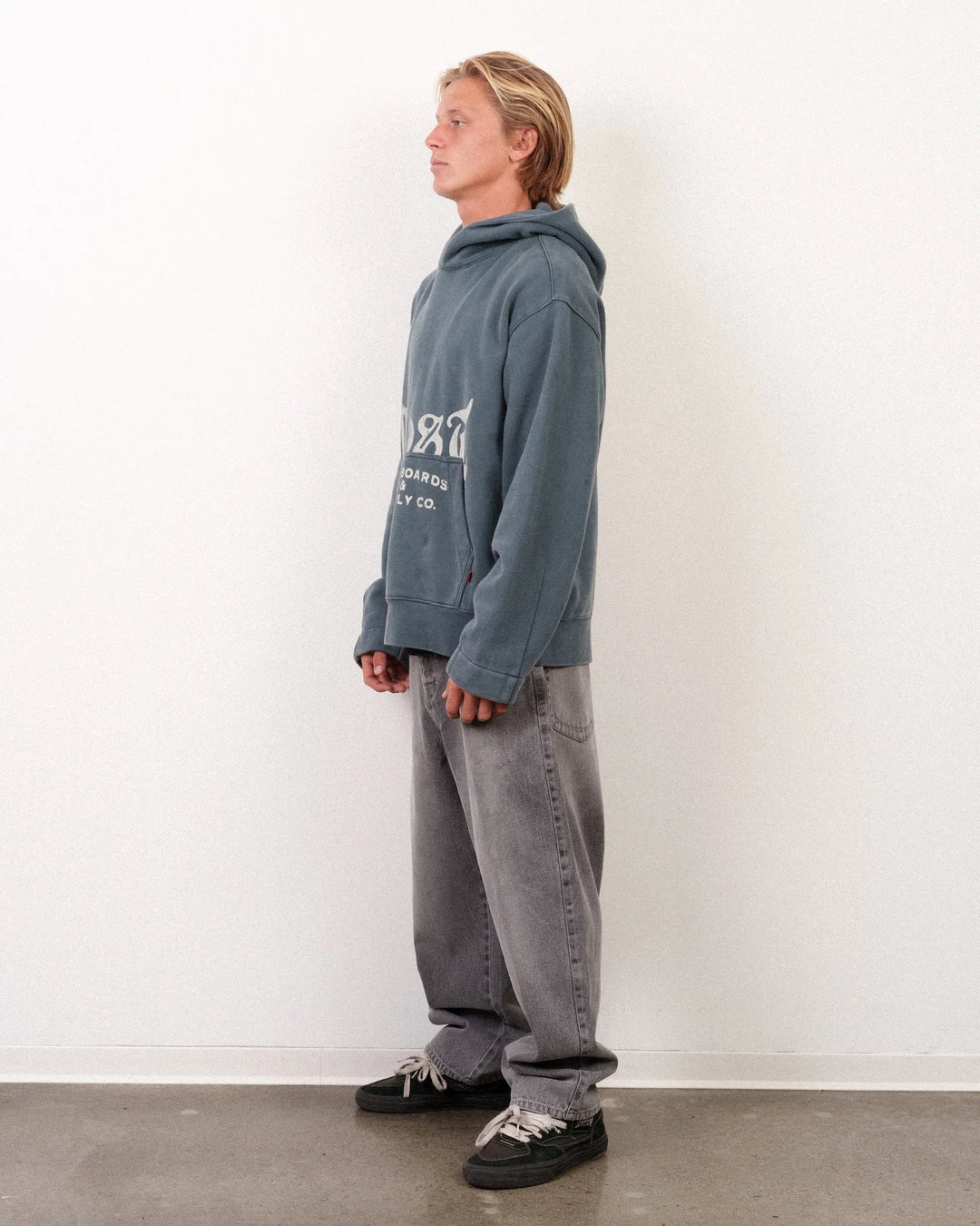 Lost Men's Kanga Heavy Hoodie Dark Slate - Dark Slate - Sun Diego Boardshop