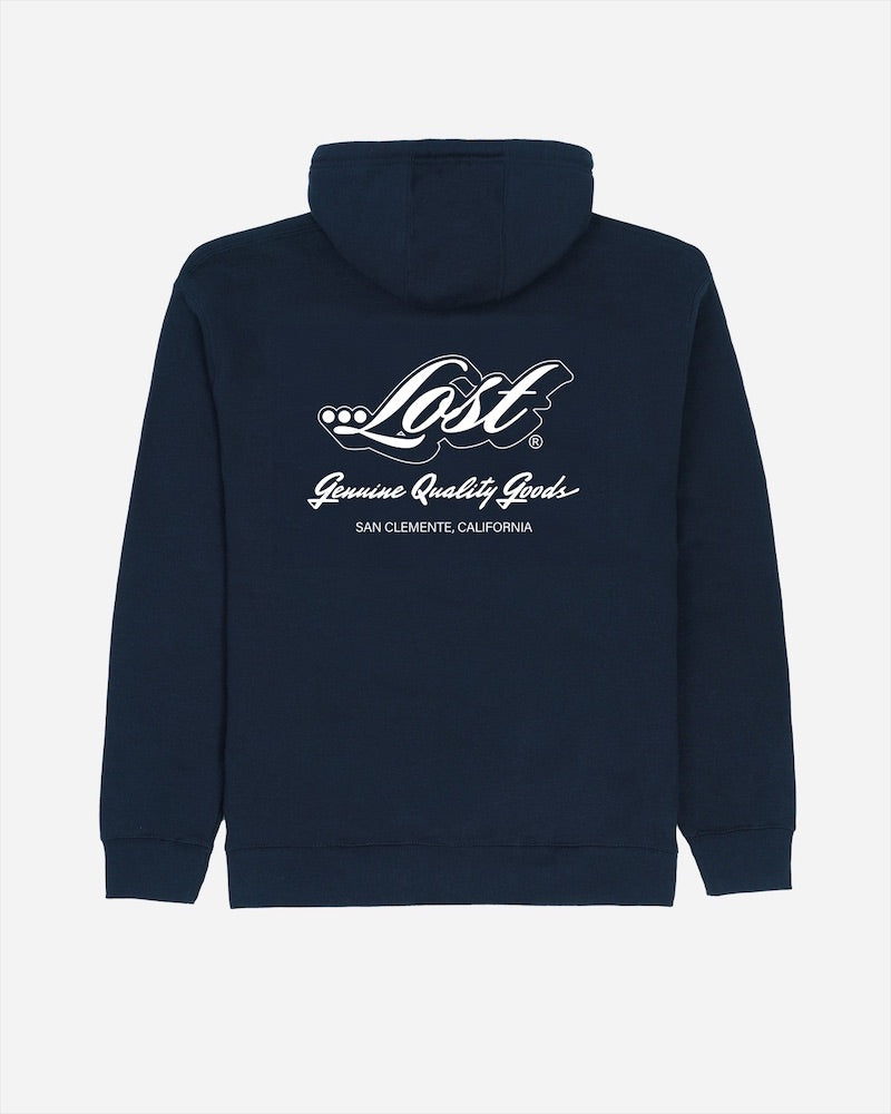 Lost ENTERPRISES Enduring Zip Hoodie - NAVY - Sun Diego Boardshop