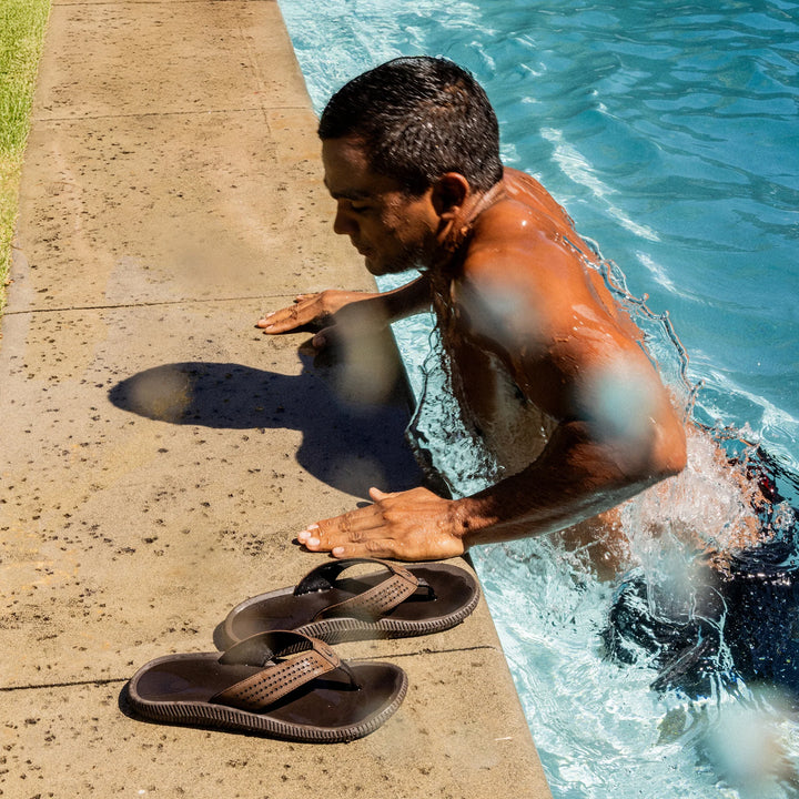 Olukai Men's Ulele - Dark Java/Dark Java - Sun Diego Boardshop