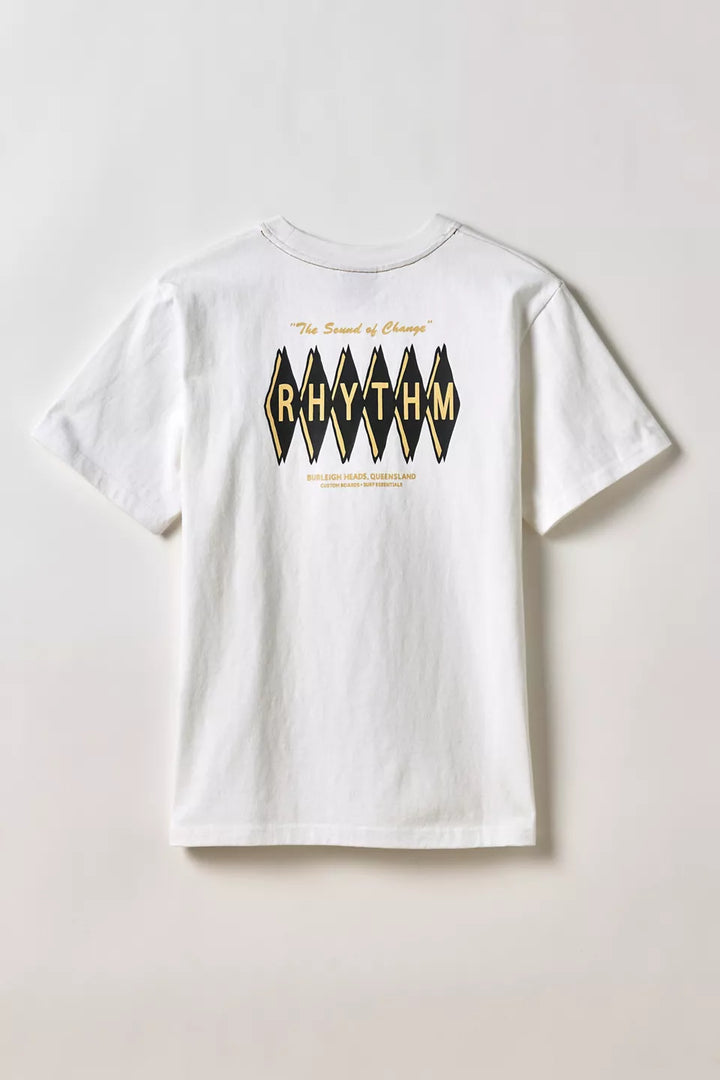 Rhythm Poolroom Vintage Graphic Tee - White - Sun Diego Boardshop
