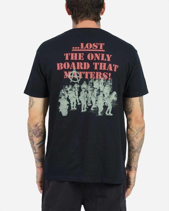 Lost ENTERPRISES Uprising Tee - BLACK - Sun Diego Boardshop