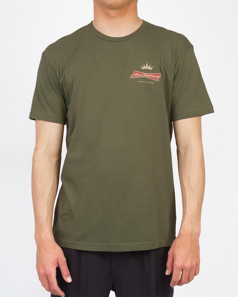 Lost ENTERPRISES King Of Surf Tee - MILITARY - Sun Diego Boardshop