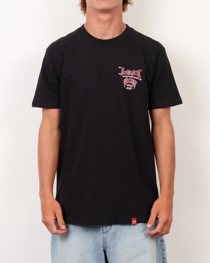 Lost Men's Mayhem Peak Seeking Missile Tee - Black - Sun Diego Boardshop