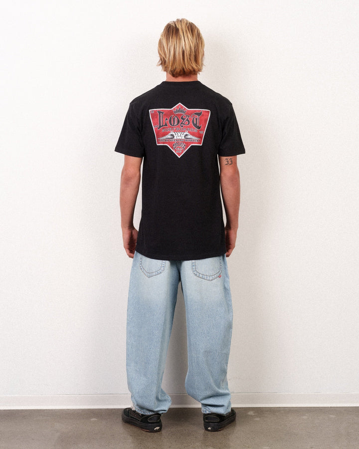 Lost Men's Mayhem Peak Seeking Missile Tee - Black - Sun Diego Boardshop