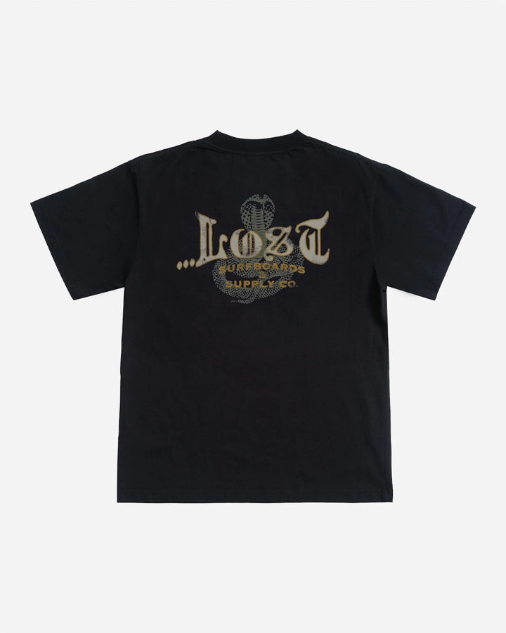 Lost Men's Cobra Boxy Tee - Black - Sun Diego Boardshop
