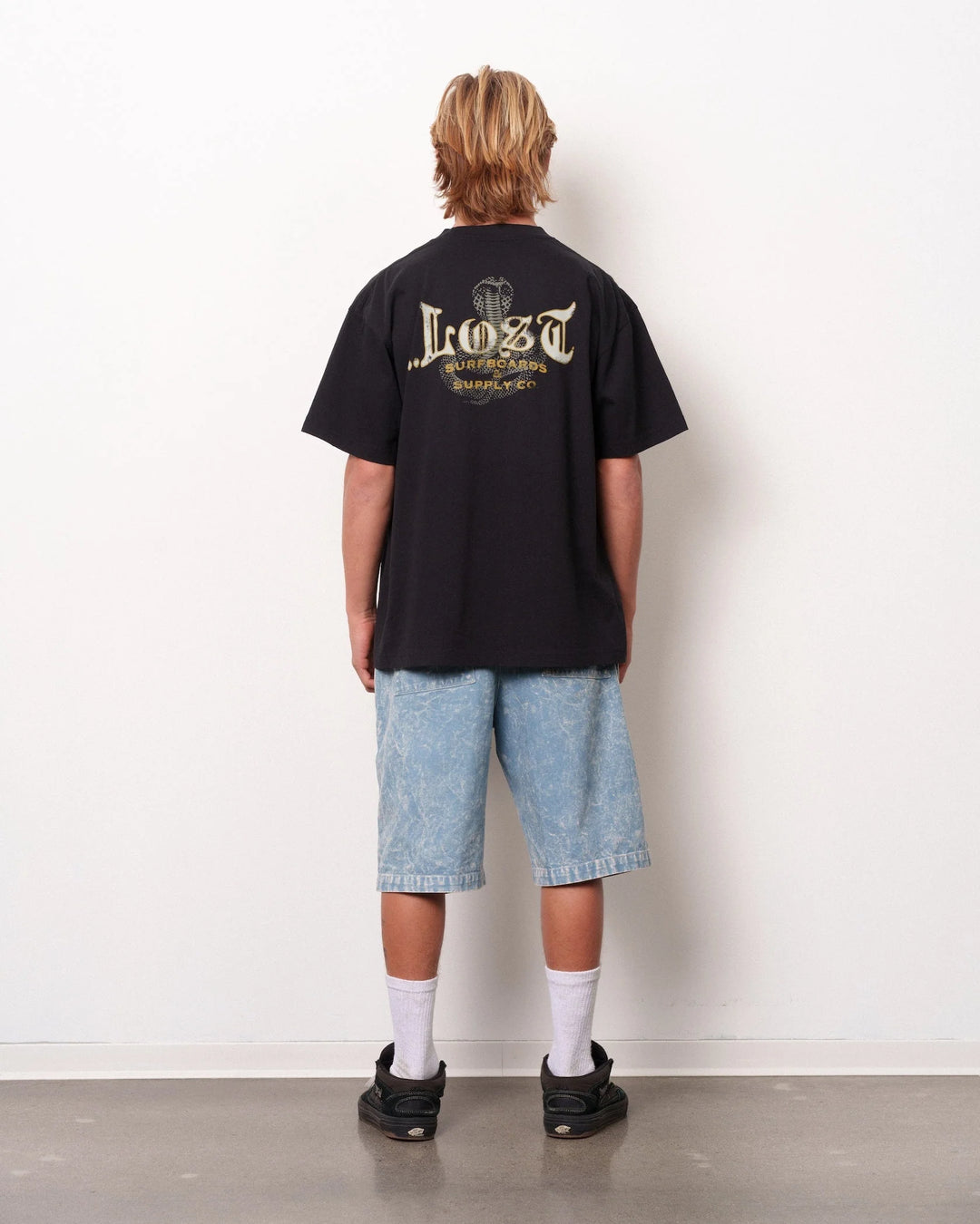 Lost Men's Cobra Boxy Tee - Black - Sun Diego Boardshop