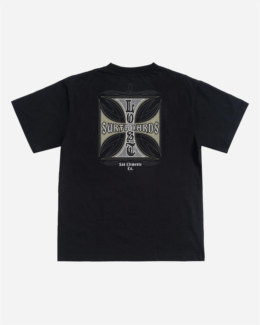 Lost Men's Crossed Boxy Tee Black - Black - Sun Diego Boardshop