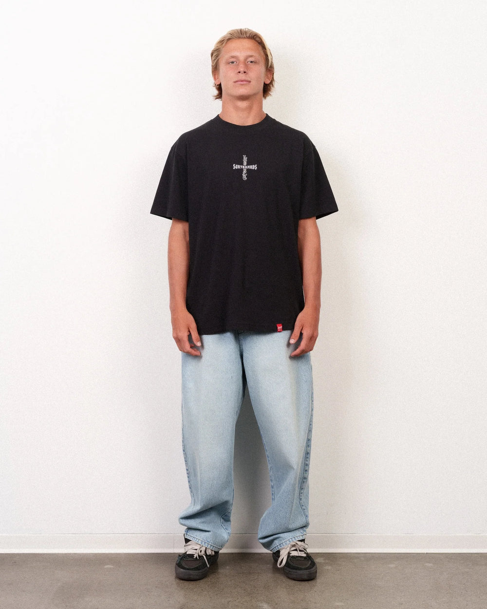 Lost Men's Crossed Boxy Tee Black - Black - Sun Diego Boardshop