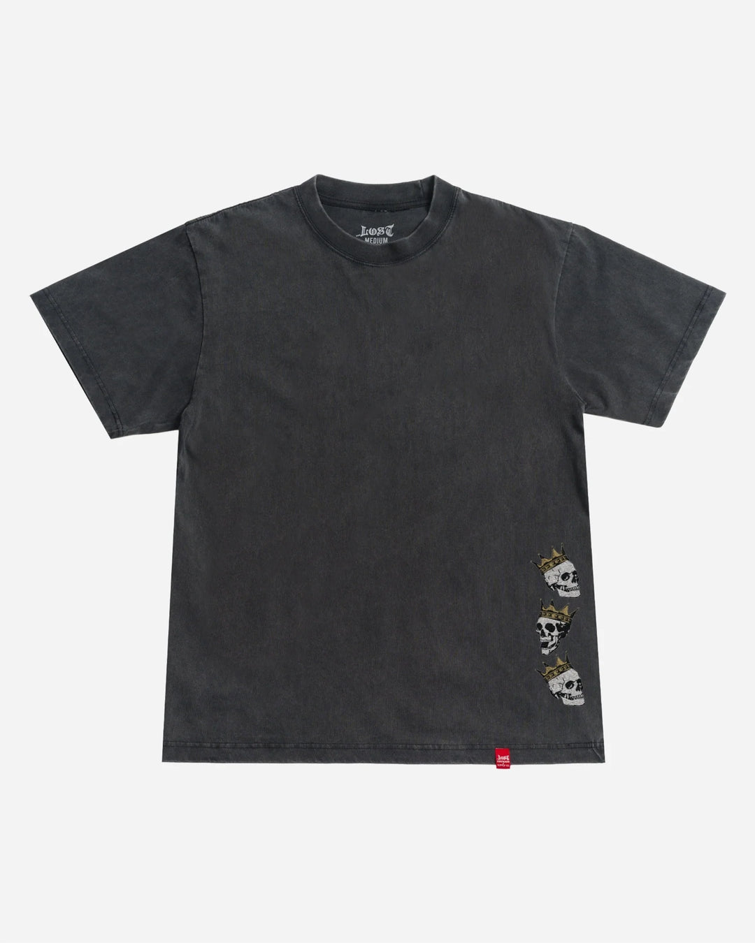 Lost Men's Mayhem Flannel Boxy Tee Vintage Black - Vintage Black - Sun Diego Boardshop