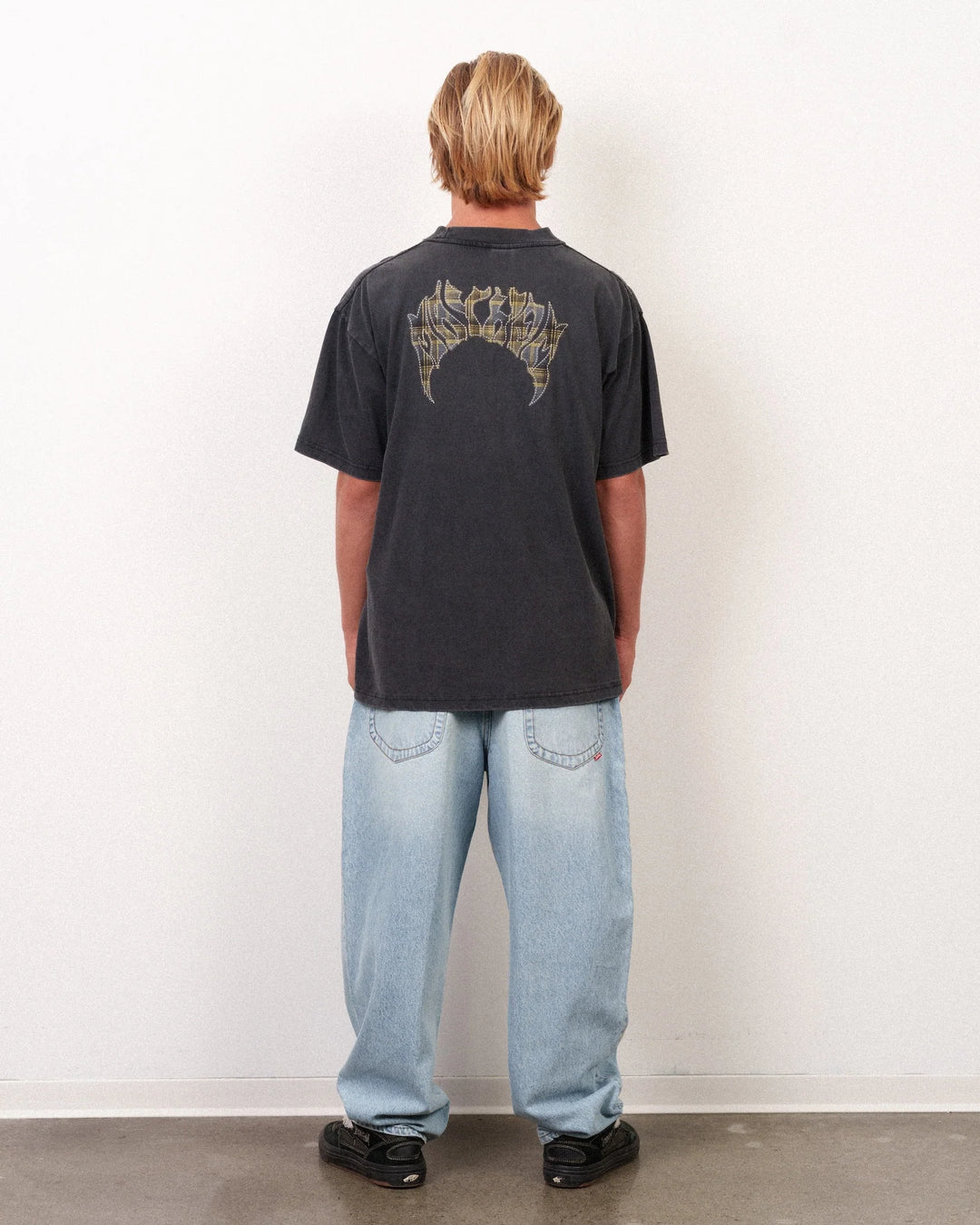 Lost Men's Mayhem Flannel Boxy Tee Vintage Black - Vintage Black - Sun Diego Boardshop