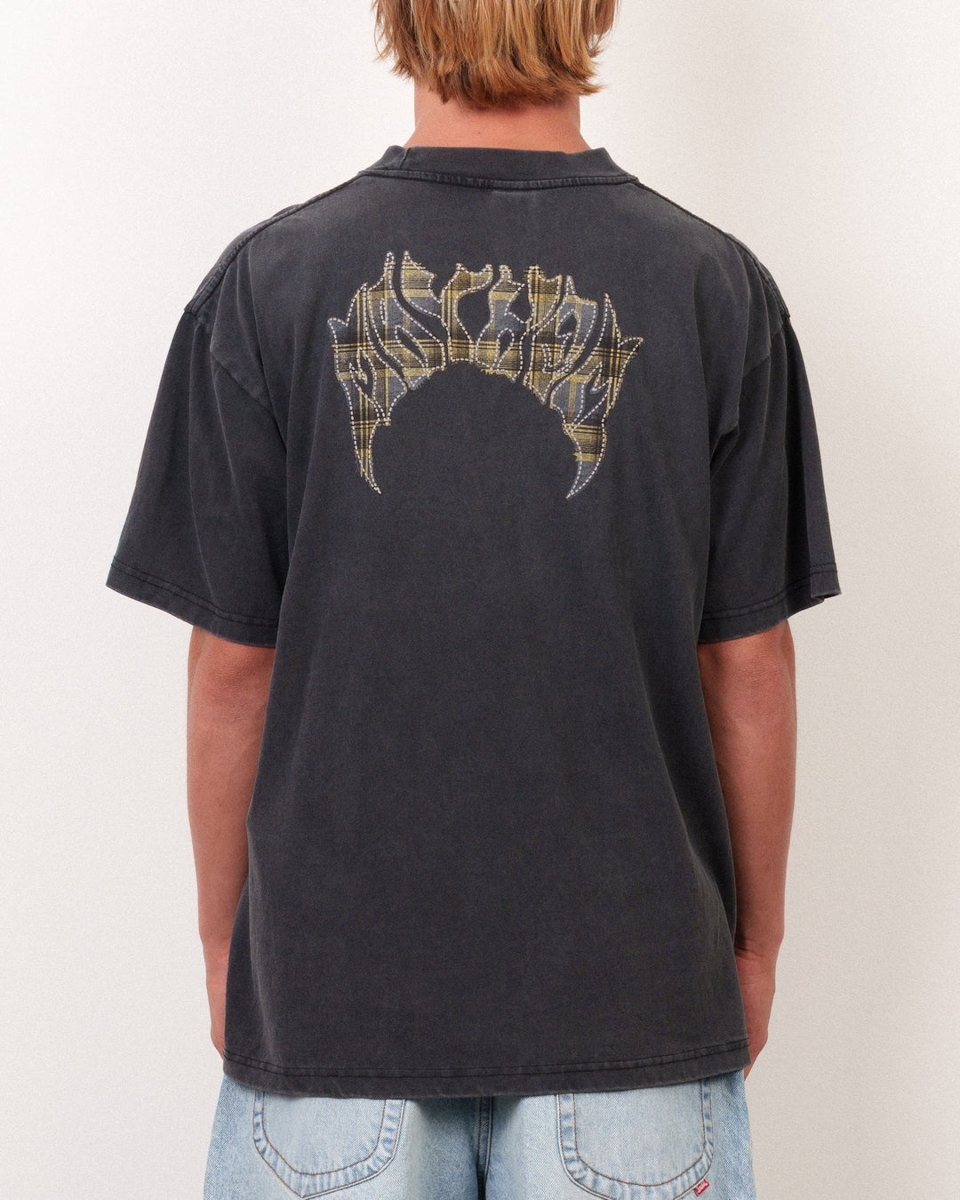 Lost Men's Mayhem Flannel Boxy Tee Vintage Black - Vintage Black - Sun Diego Boardshop