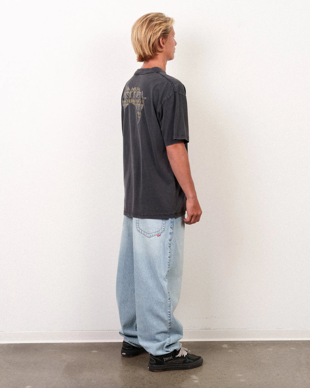 Lost Men's Mayhem Flannel Boxy Tee Vintage Black - Vintage Black - Sun Diego Boardshop