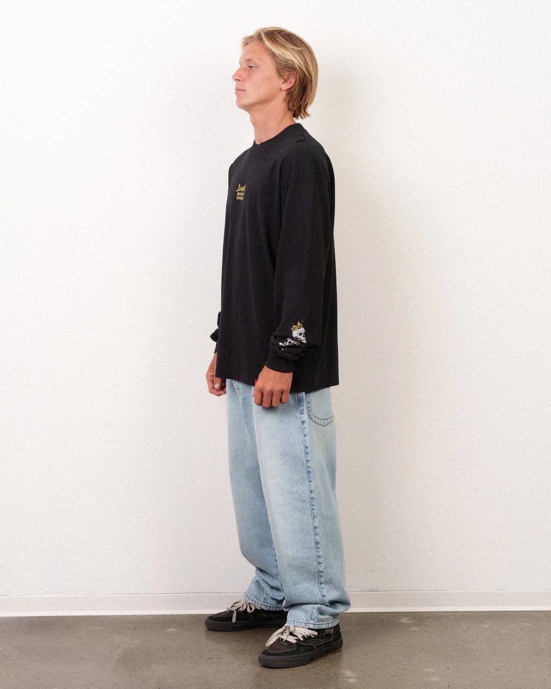 Lost Men's Mayhem Flannel Long Sleeve Tee Black - Black - Sun Diego Boardshop